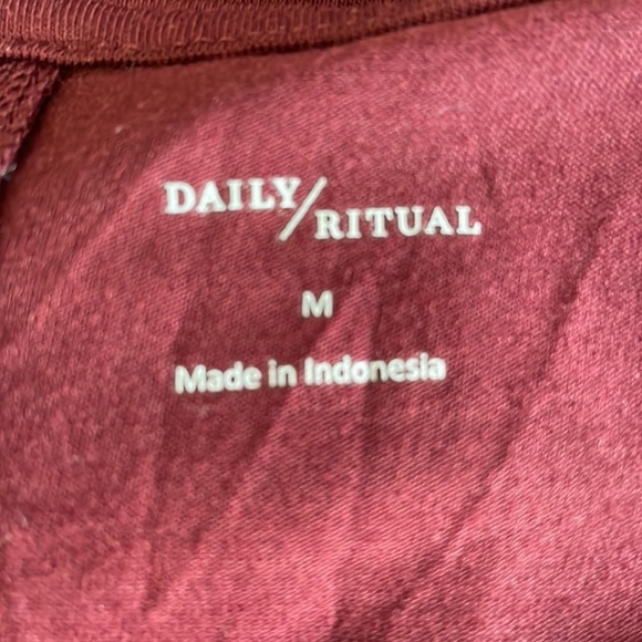 Daily Ritual Vneck T-Shirt Dress - Picture 5 of 6